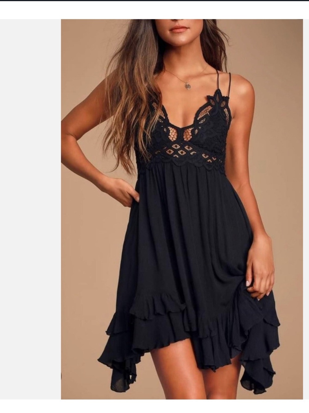 Free People xs lace dress